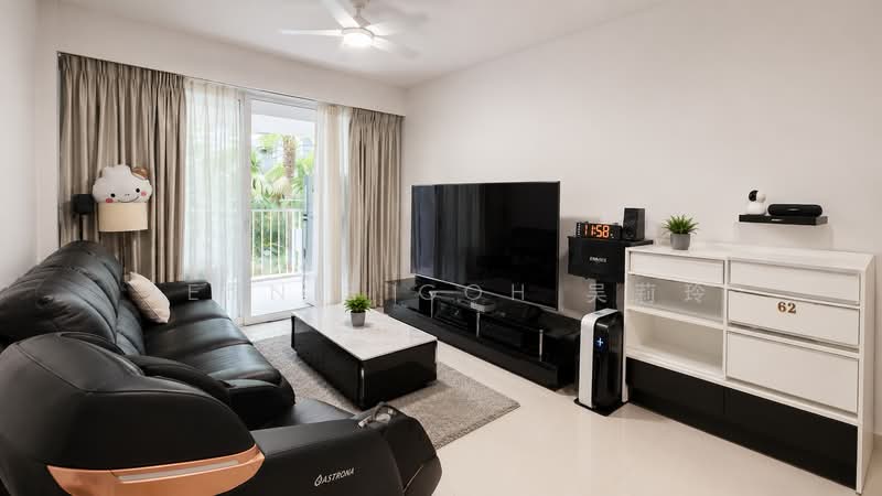 Oasis @ Elias, 60 - 72 Elias Road, 3 Bedrooms, 1,206 sqft, Condominium For Rent, by Lennie Goh 吴莉玲, 500176170 - Living Room - PropertyGuru.com.sg
