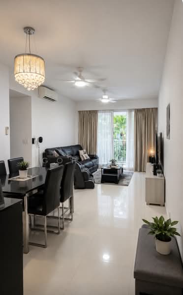 Oasis @ Elias, 60 - 72 Elias Road, 3 Bedrooms, 1,206 sqft, Condominium For Rent, by Lennie Goh 吴莉玲, 500176170 - Living Room - PropertyGuru.com.sg