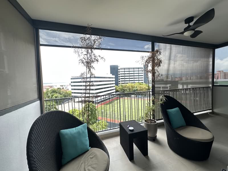 Vue 8 Residence, 85 Pasir Ris Heights, 3 Bedrooms, 1,087 sqft, Condominium For Sale, by Andrew Nair, 500176210 - Balcony - PropertyGuru.com.sg