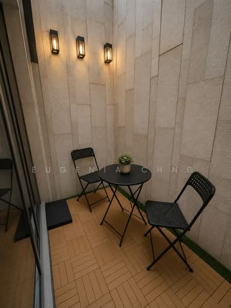 The Woods, Westwood Avenue, 1 Bedroom, 600 sqft, Semi-Detached House For Rent, by Eugenia Chng, 500176221 - Balcony - PropertyGuru.com.sg
