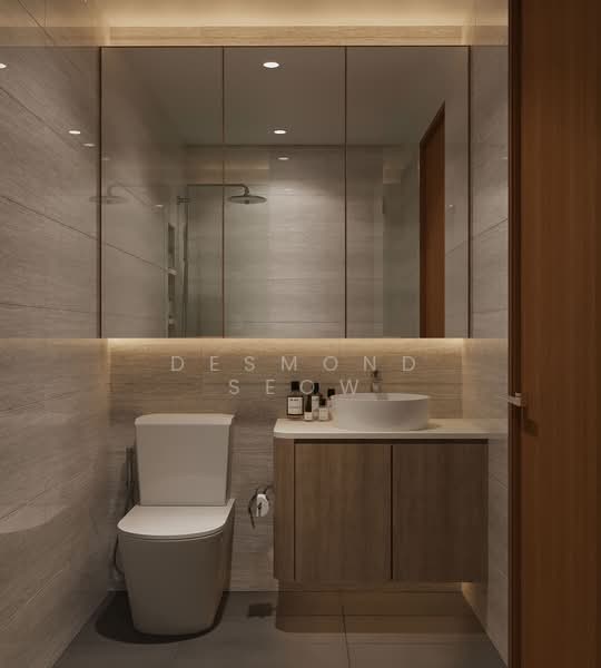 Riverbank at Fernvale, 13 Fernvale Close, 2 Bedrooms, 700 sqft, Condominium For Rent, by Desmond Seow, 500176241 - Bathroom - PropertyGuru.com.sg