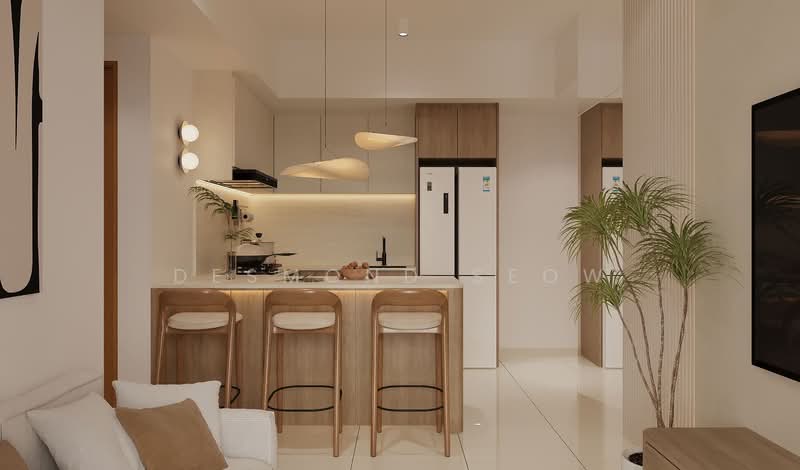 Riverbank at Fernvale, 13 Fernvale Close, 2 Bedrooms, 700 sqft, Condominium For Rent, by Desmond Seow, 500176241 - Kitchen - PropertyGuru.com.sg
