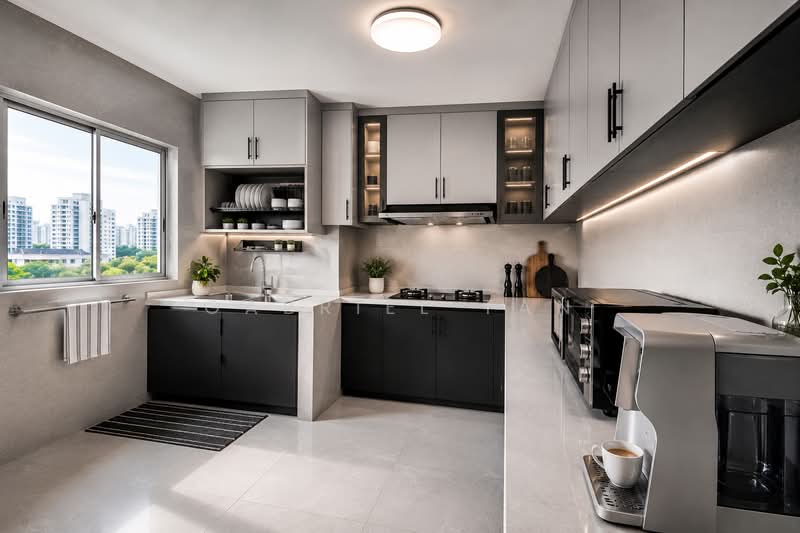 C.H.E.A.P | High Floor | 5-Room Corner Unit | Almost Private Lift HDB RARE, Jurong West Avenue 1 | Jurong West Street 42, 3 Bedrooms, 1,453 sqft, HDB Flat For Sale, by Gabriel Tan, 500176242 - Kitchen - PropertyGuru.com.sg