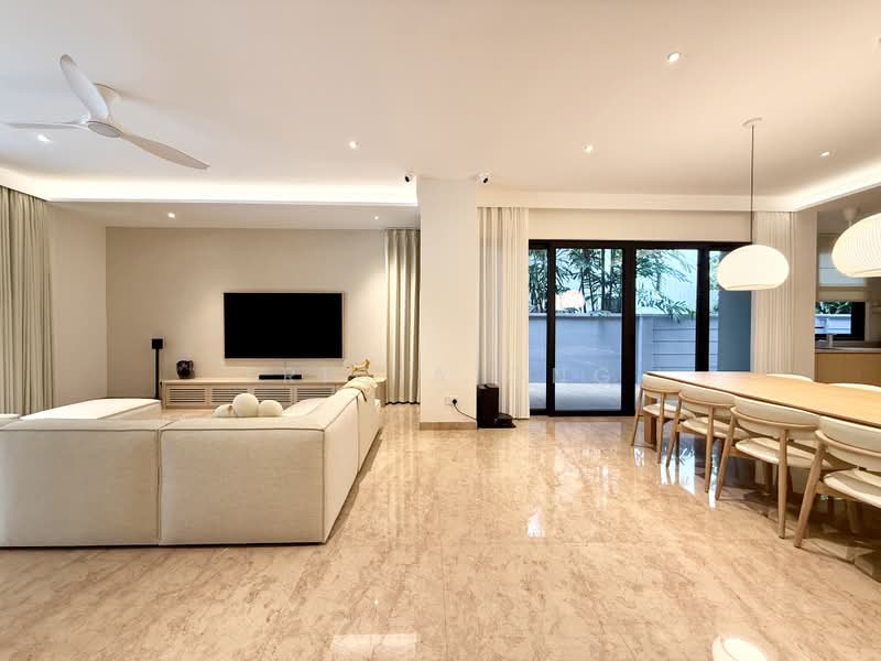 Telok Kurau. Best Location. Well Reno. Cozy Semi D. Solar Powered. 1Km To Tao Nan, Telok Kurau, Dunbar Walk, 6 Bedrooms, 4,800 sqft, Semi-Detached House For Rent, by Tricia Ong, 500176273 - Living Room - PropertyGuru.com.sg