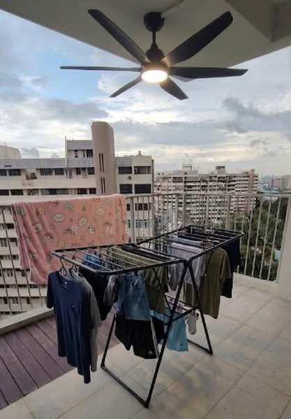 Caspian, 50 Lakeside Drive, 3 Bedrooms, 1,195 sqft, Condominium For Sale, by Renee Sim, 500176308 - Balcony - PropertyGuru.com.sg