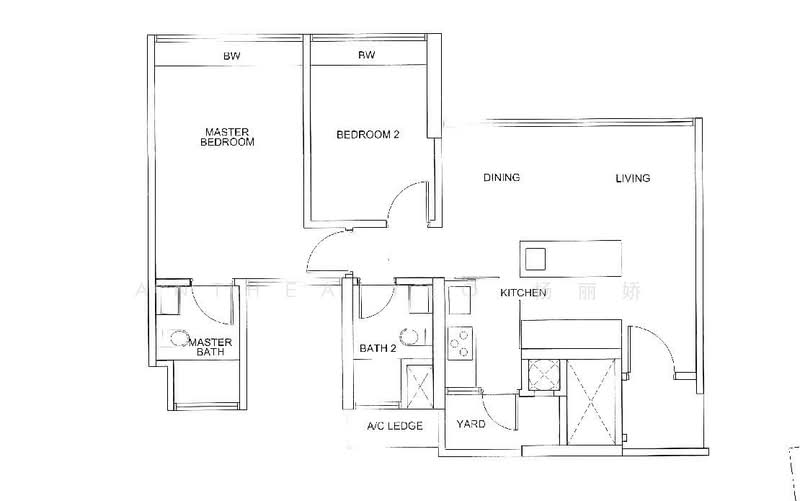 Centro Residences, 59 Ang Mo Kio Avenue 8, 2 Bedrooms, 818 sqft, Condominium For Sale, by Anthea Yeo 杨丽娇, 500176359 - PropertyGuru.com.sg
