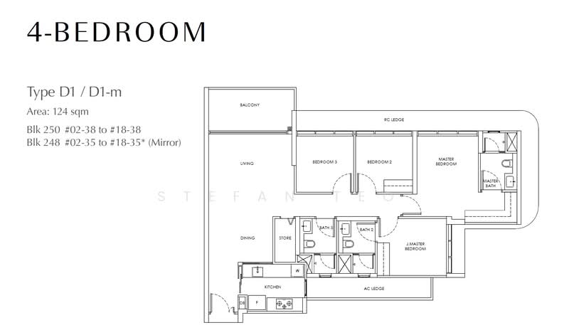 Chuan Park, 248 Lorong Chuan, 4 Bedrooms, 1,335 sqft, Condominium For Sale, by Stefan Teo, 500176370 - PropertyGuru.com.sg