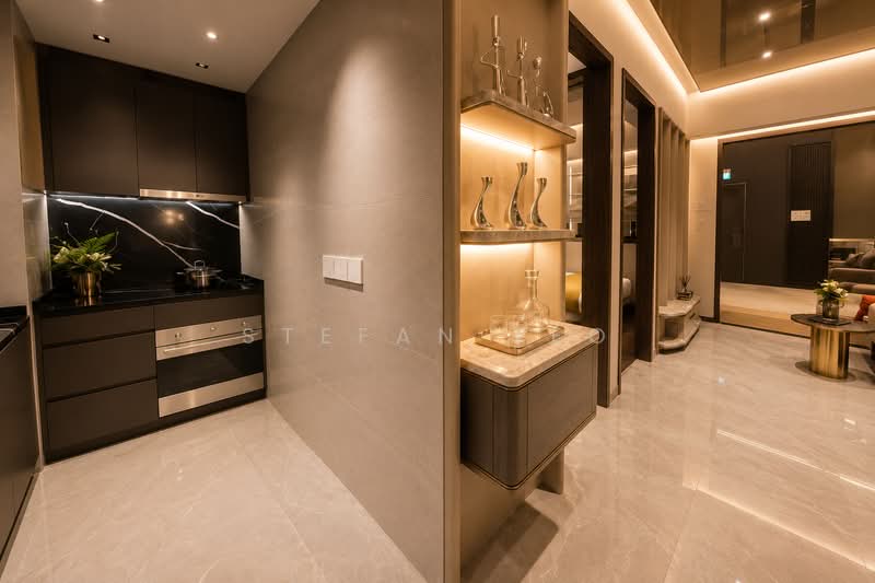 One Marina Gardens, 5 Marina Gardens Lane, 2 Bedrooms, 710 sqft, Apartment For Sale, by Stefan Teo, 500176380 - Kitchen - PropertyGuru.com.sg