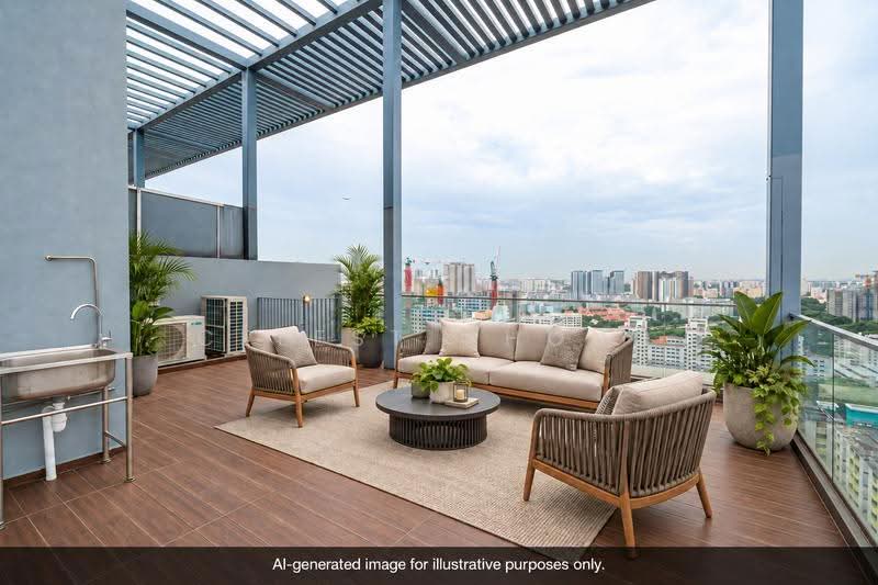 Cradels, 10 Lorong Limau, Balestier / Toa Payoh, 2 Bedrooms, 1,173 sqft, Condominium For Sale, by Celest Chong, 500176393 - Balcony - PropertyGuru.com.sg