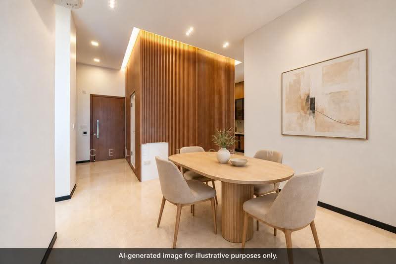 Cradels, 10 Lorong Limau, Balestier / Toa Payoh, 2 Bedrooms, 1,173 sqft, Condominium For Sale, by Celest Chong, 500176393 - Dining Room - PropertyGuru.com.sg