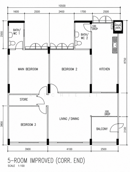 521 Hougang Avenue 6, 521 Hougang Avenue 6, 3 Bedrooms, 1,302 sqft, HDB Flat For Sale, by Ritchie Li, 500176409 - PropertyGuru.com.sg