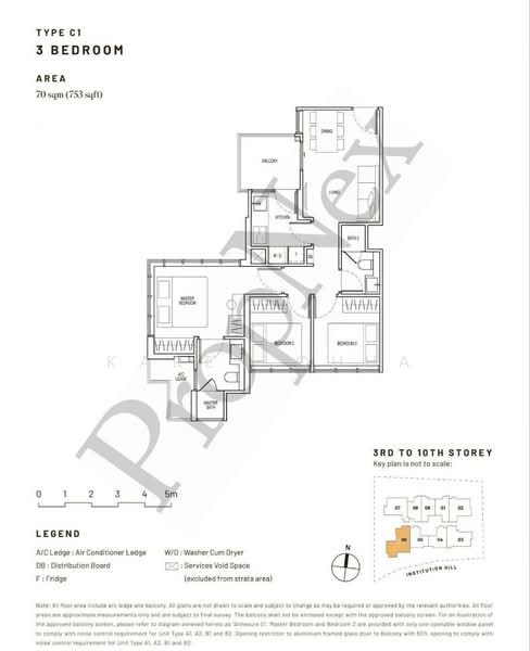 Hill House, 10A-11 Institution Hill, 10B, 3 Bedrooms, 753 sqft, Condominium For Rent, by Karen Chua, 500176410 - PropertyGuru.com.sg