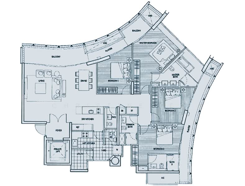 Saint Thomas Suites, 33 St Thomas Walk, 4 Bedrooms, 2,013 sqft, Condominium For Rent, by Christine Teo, 500176470 - PropertyGuru.com.sg