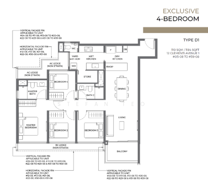 ELTA, 10 Clementi Avenue 1, 4 Bedrooms, 1,313 sqft, Condominium For Sale, by Stefan Teo, 500176478 - PropertyGuru.com.sg