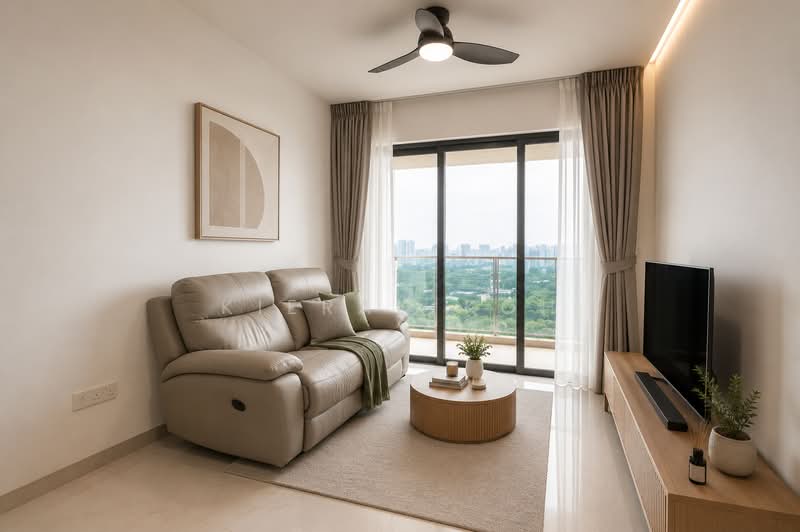 Normanton Park, 47 Normanton Park, 1 Bedroom, 527 sqft, Condominium For Sale, by Kieran Koh, 500176500 - Living Room - PropertyGuru.com.sg