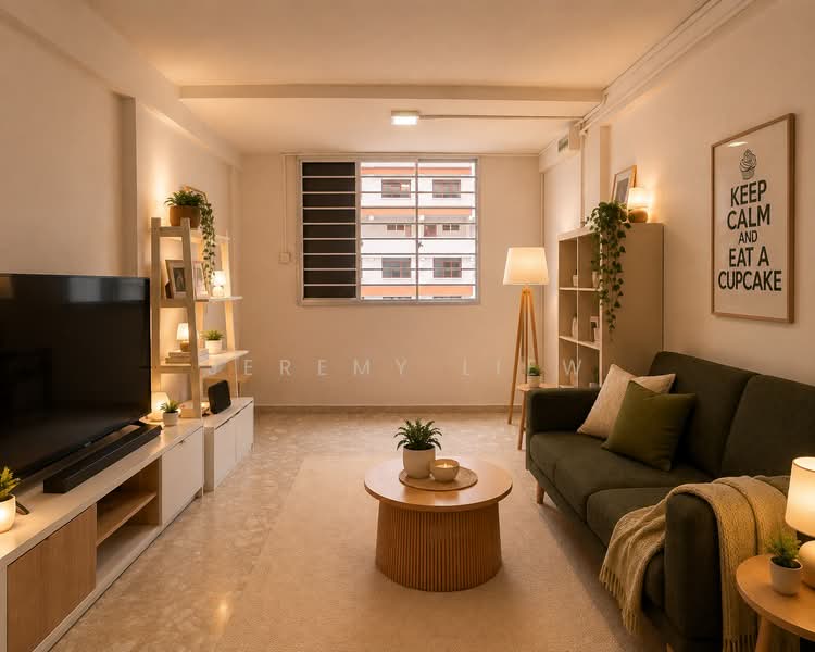 302 Serangoon Avenue 2, 302 Serangoon Avenue 2, 2 Bedrooms, 742 sqft, HDB Flat For Sale, by Jeremy Liew, 500176525 - Living Room - PropertyGuru.com.sg