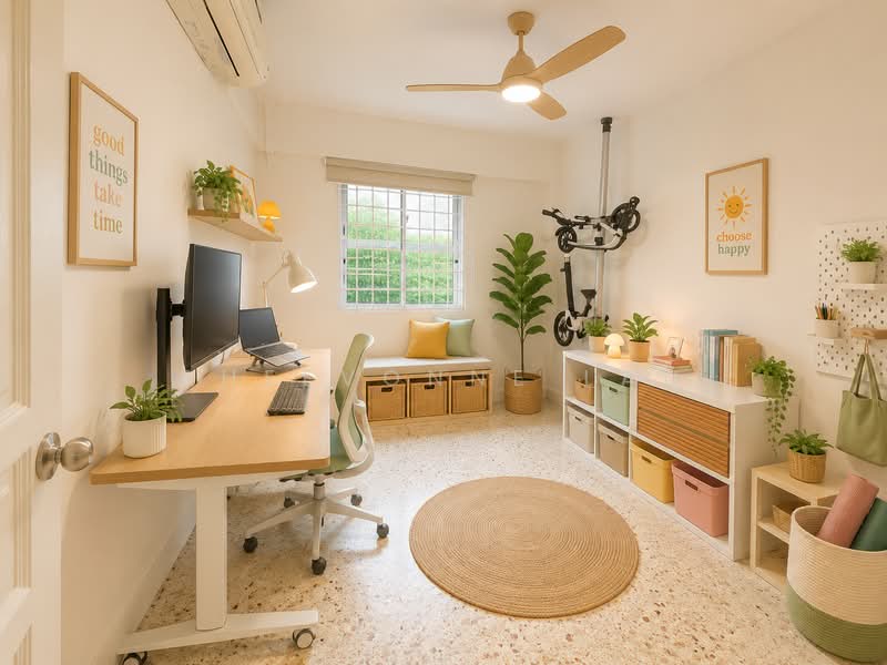 50 Dorset Road, 50 Dorset Road, 2 Bedrooms, 732 sqft, HDB Flat For Sale, by Sheevonne Lau, 500176529 - Renovated common room  - PropertyGuru.com.sg
