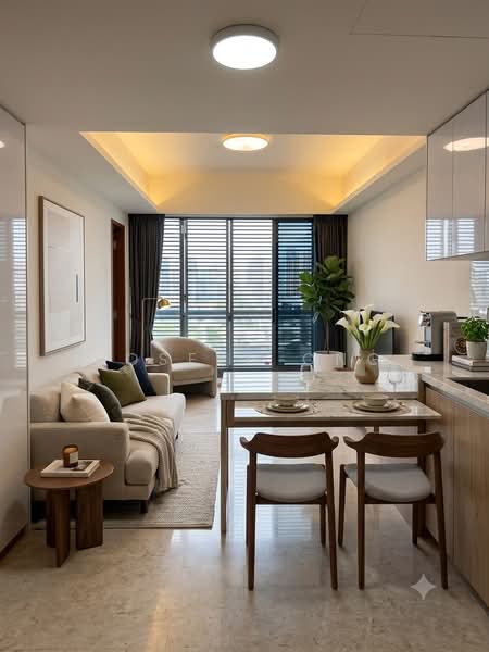 Watertown, 69 Punggol Central, 1 Bedroom, 527 sqft, Condominium For Rent, by Joseph Ong, 500176554 - Living Room - PropertyGuru.com.sg