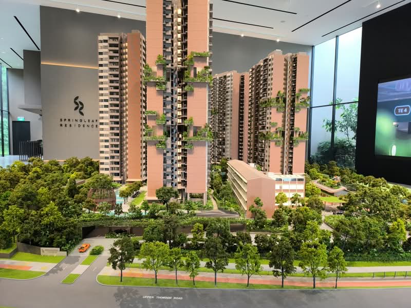 Springleaf Residence, 811 Upper Thomson Road, 5 Bedrooms, 1,453 sqft, Condominium For Sale, by Kim Peh, 500176593 - Exterior - PropertyGuru.com.sg