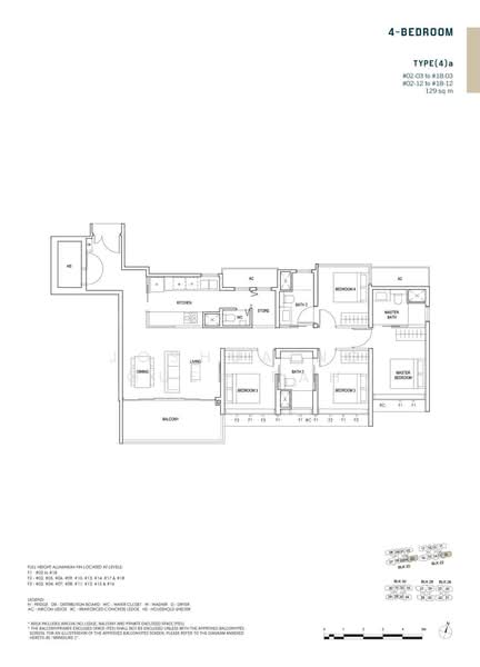Penrose, 20 Sims Drive, 4 Bedrooms, 1,389 sqft, Condominium For Rent, by Joshua Ng Guek Fah, 500176606 - PropertyGuru.com.sg