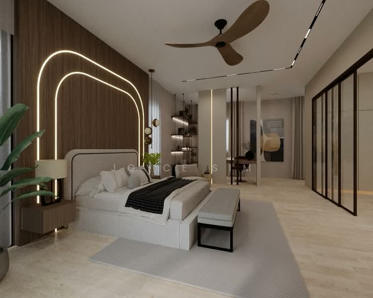 Newly renovated Gcb at City Location, , 6 Bedrooms, 12,000 sqft, Good Class Bungalow For Rent, by Joyce Sim, 500176628 - Bedroom - PropertyGuru.com.sg