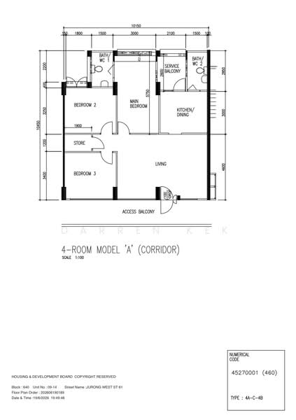 640 Jurong West Street 61, 640 Jurong West Street 61, 3 Bedrooms, 1,076 sqft, HDB Flat For Sale, by Darren Kek, 500176752 - PropertyGuru.com.sg