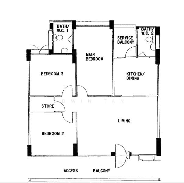 155 Jalan Teck Whye, 155 Jalan Teck Whye, Room Rental, 100 sqft, HDB Flat For Rent, by Edwin Tan, 500176779 - PropertyGuru.com.sg