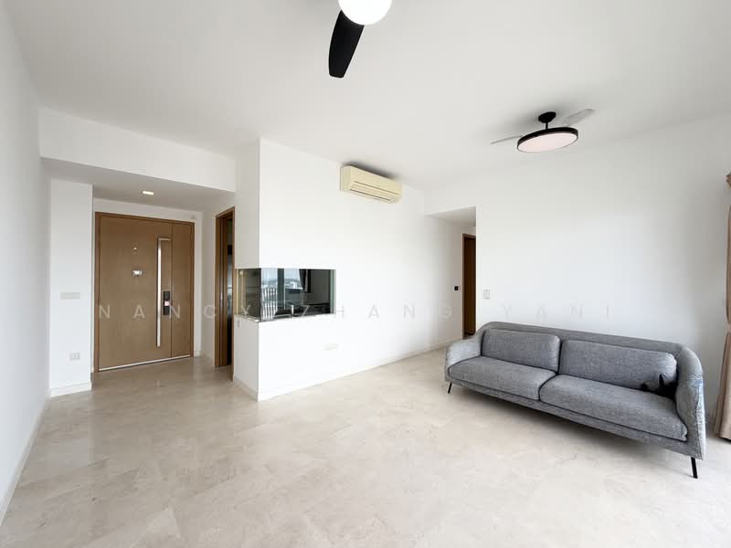 Alex Residences, 28 Alexandra View, 3 Bedrooms, 1,022 sqft, Apartment For Rent, by Nancy Zhang Yani, 500176798 - Living Room - PropertyGuru.com.sg