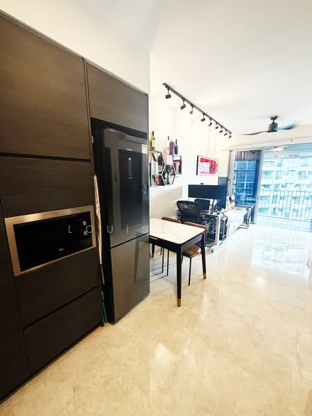 RiverTrees Residences, 21 Fernvale Close, 1 Bedroom, 506 sqft, Condominium For Sale, by Louise Lim, 500176800 - Living Room - PropertyGuru.com.sg