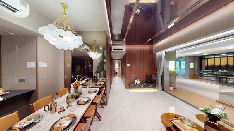 One Marina Gardens, 3 Marina Gardens Lane, 3 Bedrooms, 9,040 sqft, Apartment For Sale, by Kent Choo 朱振源, 500176804 - Dining Room - PropertyGuru.com.sg