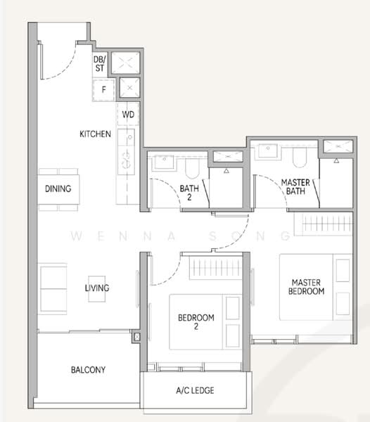 Union Square Residences, 28 Havelock Road,, 2 Bedrooms, 710 sqft, Condominium For Sale, by Wenna Song, 500176823 - PropertyGuru.com.sg