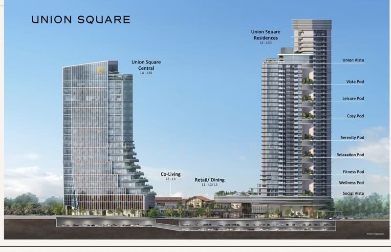 Union Square Residences, 28 Havelock Road,, 2 Bedrooms, 710 sqft, Condominium For Sale, by Wenna Song, 500176823 - Exterior - PropertyGuru.com.sg