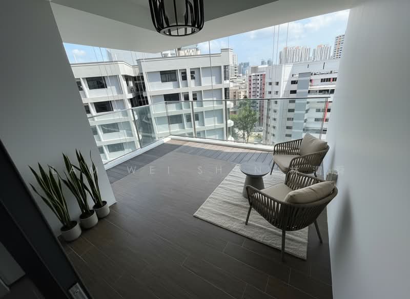 Cityscape at Farrer Park, 101 Mergui Road, 2 Bedrooms, 990 sqft, Condominium For Sale, by Lam Wei Shun 林渭舜, 500176835 - Balcony - PropertyGuru.com.sg