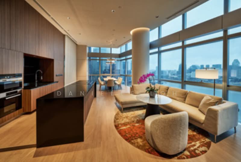Marina Bay Residences, 18 Marina Boulevard, 4 Bedrooms, 3,973 sqft, Condominium For Rent, by Danielle Loh, 500176870 - Living Room - PropertyGuru.com.sg