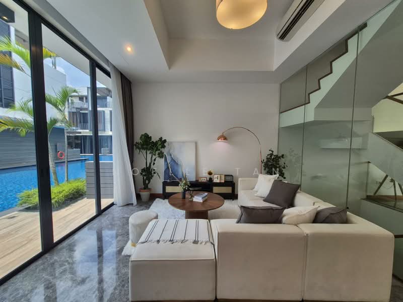 Alana, Sunrise Terrace, 4 Bedrooms, 3,358 sqft, Terraced House For Sale, by Noelle Tan, 500176884 - Living Room - PropertyGuru.com.sg