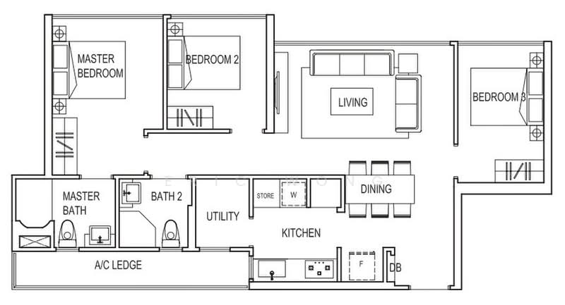 Symphony Suites, 11 Yishun Close, 3 Bedrooms, 915 sqft, Condominium For Sale, by Eric Wong, 500176945 - PropertyGuru.com.sg