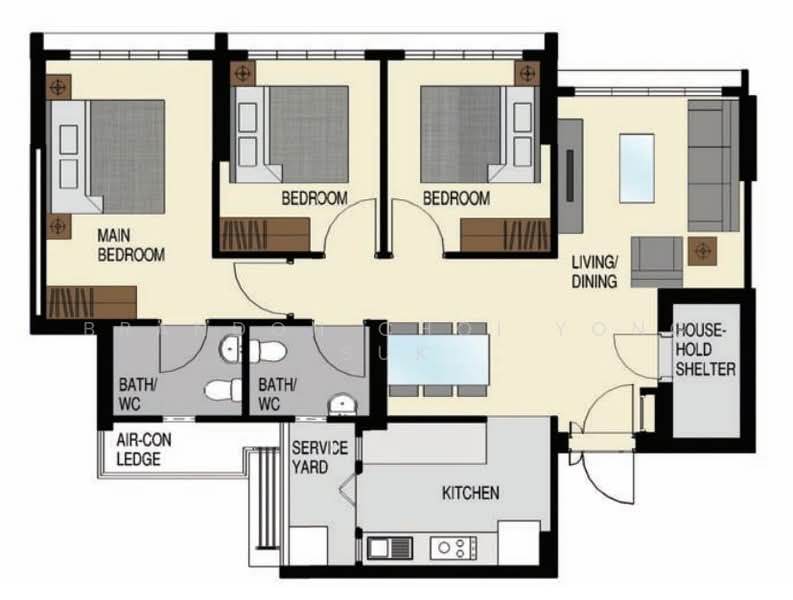 418C Fernvale Link, 418C Fernvale Link, 3 Bedrooms, 1,012 sqft, HDB Flat For Sale, by Brandon Choi Yong Suk, 500176982 - PropertyGuru.com.sg