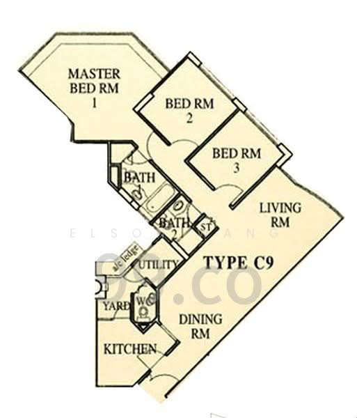 Eastpoint Green, 5 Simei Street 3, 3 Bedrooms, 1,184 sqft, Condominium For Rent, by Elson Wang, 500176998 - PropertyGuru.com.sg