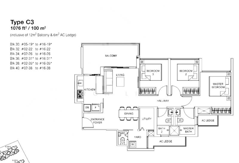 Rivercove Residences EC, 20 Anchorvale Ln, 3 Bedrooms, 1,076 sqft, Condominium For Sale, by Ron Lim, 500177029 - PropertyGuru.com.sg