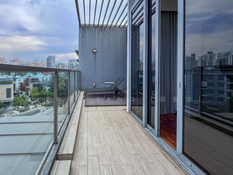 Mon Jervois, 41 Jervois Road, 3 Bedrooms, 1,475 sqft, Condominium For Sale, by Sherry Tang (邓民洁), 500177068 - Balcony - PropertyGuru.com.sg