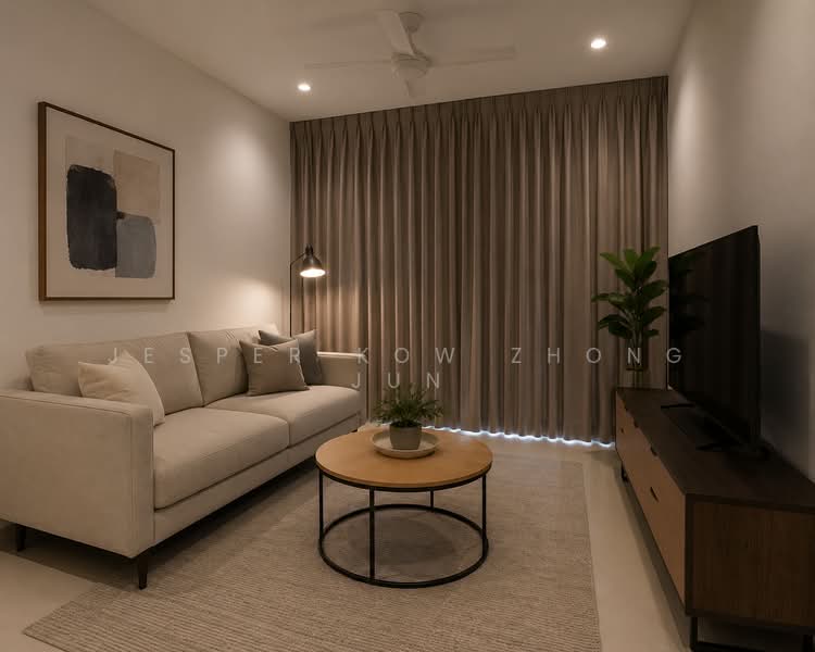 Irwell Hill Residences, 6 Irwell Hill, 2 Bedrooms, 657 sqft, Condominium For Sale, by Jesper Kow Zhong Jun, 500177091 - Living Room - PropertyGuru.com.sg