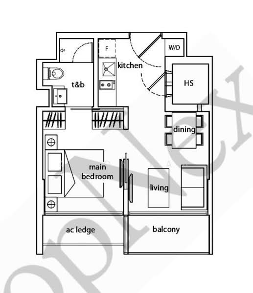 Cradels, 10 Lorong Limau, 1 Bedroom, 441 sqft, Condominium For Rent, by Alton Nah, 500177092 - PropertyGuru.com.sg