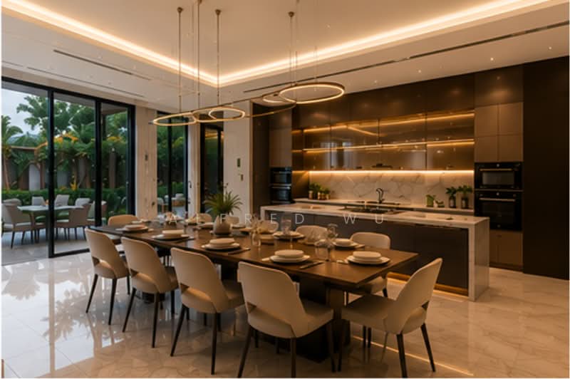 Rare Wide Frontage Corner Plot at Chancery Hill Walk – Build the Home You've Always Dreamed Of, , 5 Bedrooms, 6,000 sqft, Detached House For Sale, by Alfred Wu, 500177102 - Dining Room - PropertyGuru.com.sg