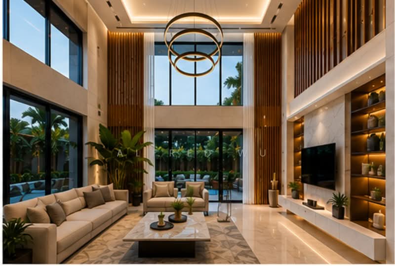 Rare Wide Frontage Corner Plot at Chancery Hill Walk – Build the Home You've Always Dreamed Of, , 5 Bedrooms, 6,000 sqft, Detached House For Sale, by Alfred Wu, 500177102 - Living Room - PropertyGuru.com.sg