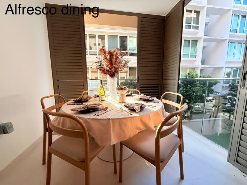 3B2B priced $201X PSF⭐️999yrs⭐️D19⭐️landed enclave⭐️Serangoon/Kovan, Jansen road, Hougang / Punggol / Sengkang, 3 Bedrooms, 1,012 sqft, Apartment For Sale, by Elizabeth Lim, 500177159 - Balcony - PropertyGuru.com.sg