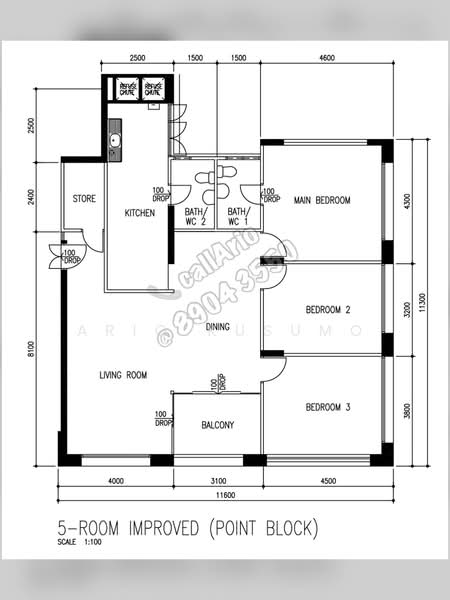 128 Bishan Street 12, 128 Bishan Street 12, 3 Bedrooms, 1,302 sqft, HDB Flat For Sale, by Ario Kusumo, 500177160 - PropertyGuru.com.sg