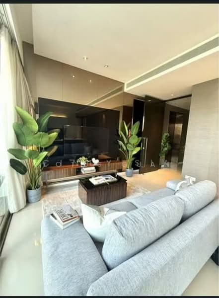 Scotts Square, 6 Scotts Road, 2 Bedrooms, 947 sqft, Condominium For Rent, by Lotus Guan, 500177215 - Living Room - PropertyGuru.com.sg