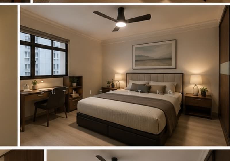 656B Jurong West Street 61, 656B Jurong West Street 61, 4 Bedrooms, 132 sqft, HDB Flat For Sale, by Puti Lee Stingl, 500177221 - Master Bedroom (Illustration) - PropertyGuru.com.sg