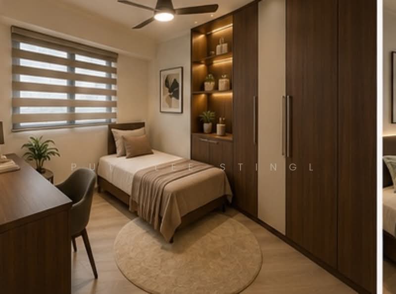 656B Jurong West Street 61, 656B Jurong West Street 61, 4 Bedrooms, 132 sqft, HDB Flat For Sale, by Puti Lee Stingl, 500177221 - Bedroom 2 (Illustration) - PropertyGuru.com.sg