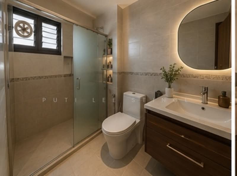656B Jurong West Street 61, 656B Jurong West Street 61, 4 Bedrooms, 132 sqft, HDB Flat For Sale, by Puti Lee Stingl, 500177221 - Master Bathroom (Illustration) - PropertyGuru.com.sg